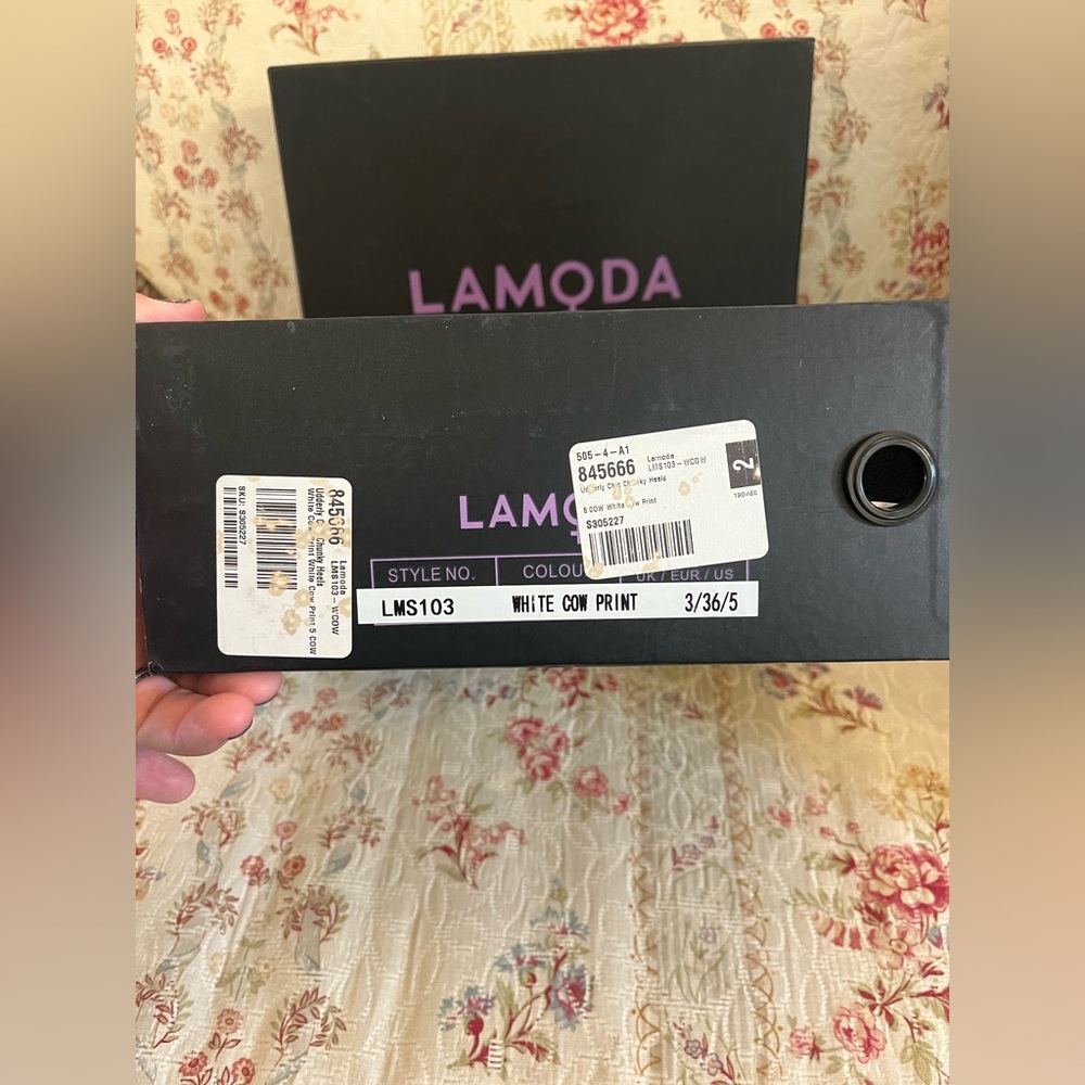 Lamoda On Vacay Chunky Platform Sandals in Cow Print New! - Picture 6 of 11